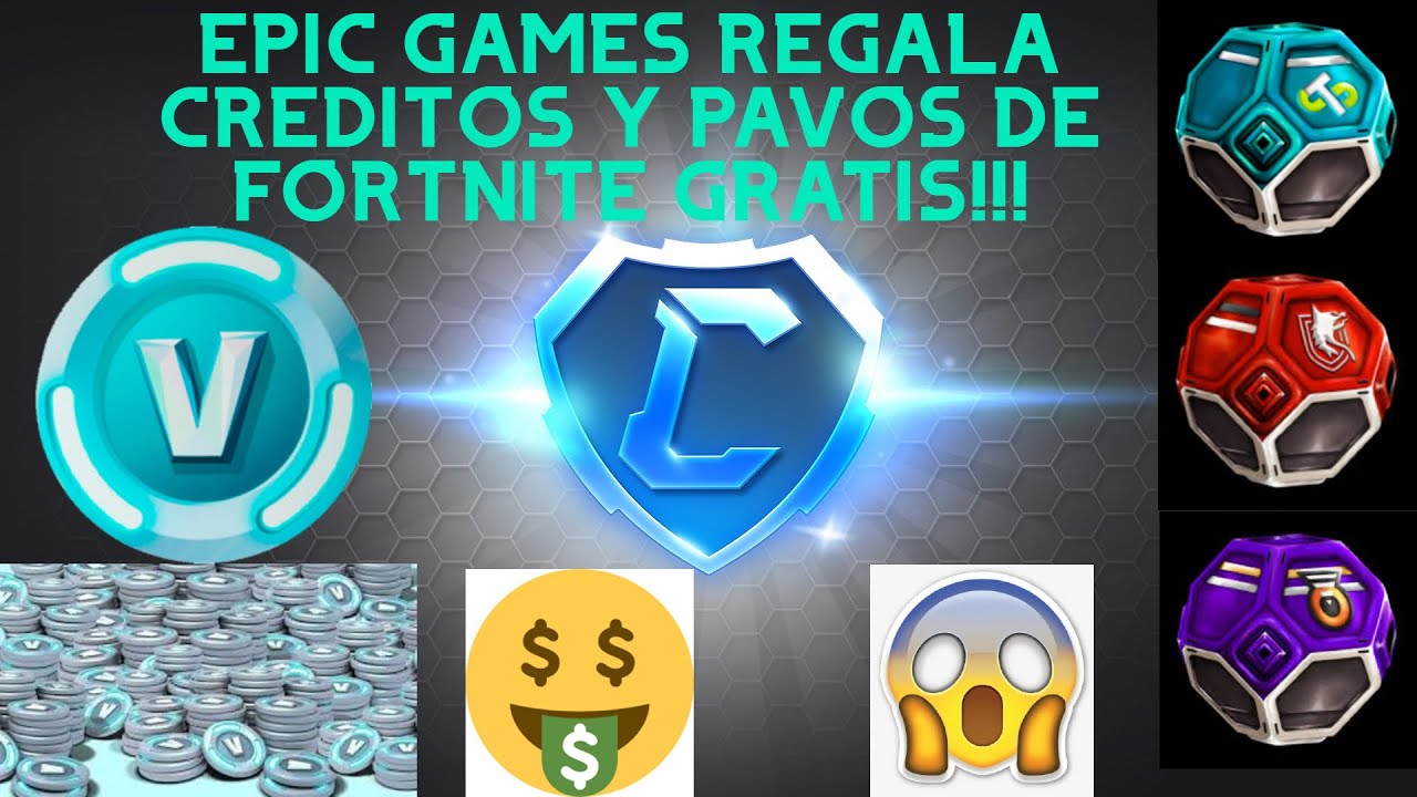 EPIC GAMES REGALA 1000 créditos y 1000 pavos ''GRATIS''