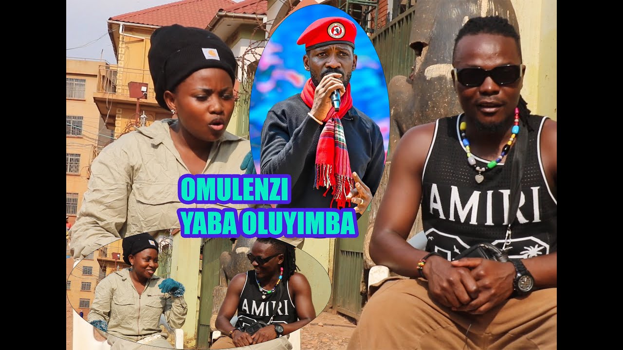 Omuvubuka akulukusiza amaziga lwakumubako luyimba lwa Bobiwine, alumba ...