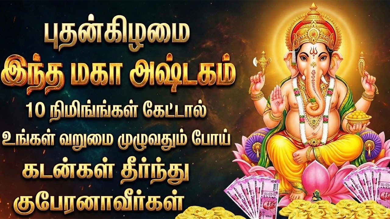 Wednesday Special Sri Ganesh Tamil Bhakti Songs | Powerful Vinayagar Tamil Bhakti Padalgal