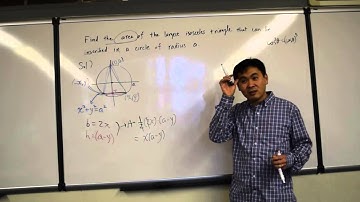 Isosceles triangle with the largest area inscribed in a circle II
