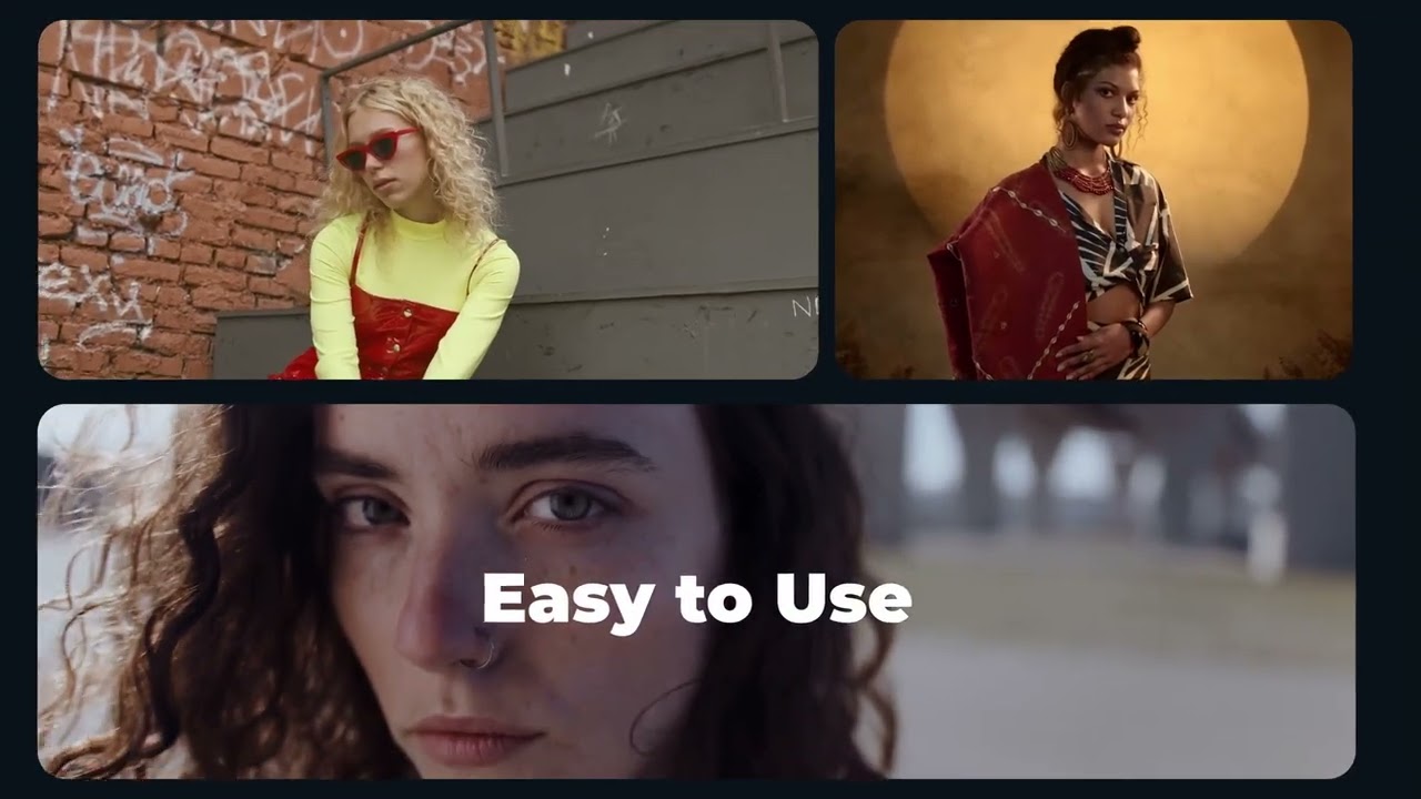 Smooth Multiscreen Opener | Unlimited DaVinci Resolve templates free