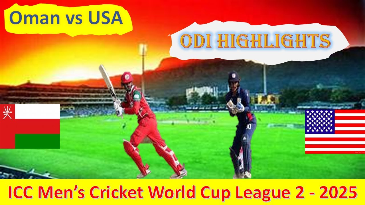 ODI Highlights | Oman vs USA | ICC League 2025