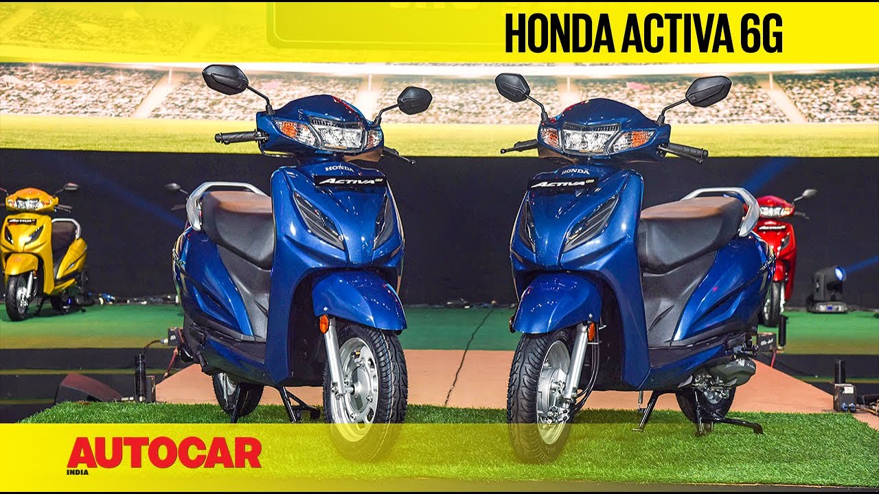 Honda Activa 6g Walkaround First Look Autocar India Youtube