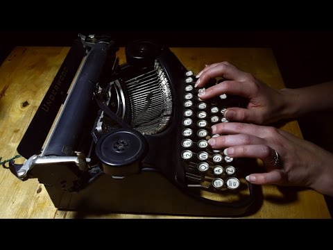 The Whispered Story Of the Type Writer ~ Ear to Ear ASMR