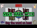 Final level is too fast|Say The Word On Beat|Timing and voice challenge #game #viralvideo #challenge