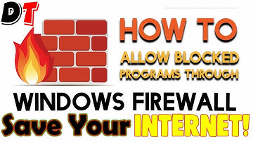 Block or Allow Applications Accessing Internet in Windows 10 Firewall - Windows Firewall - DTech