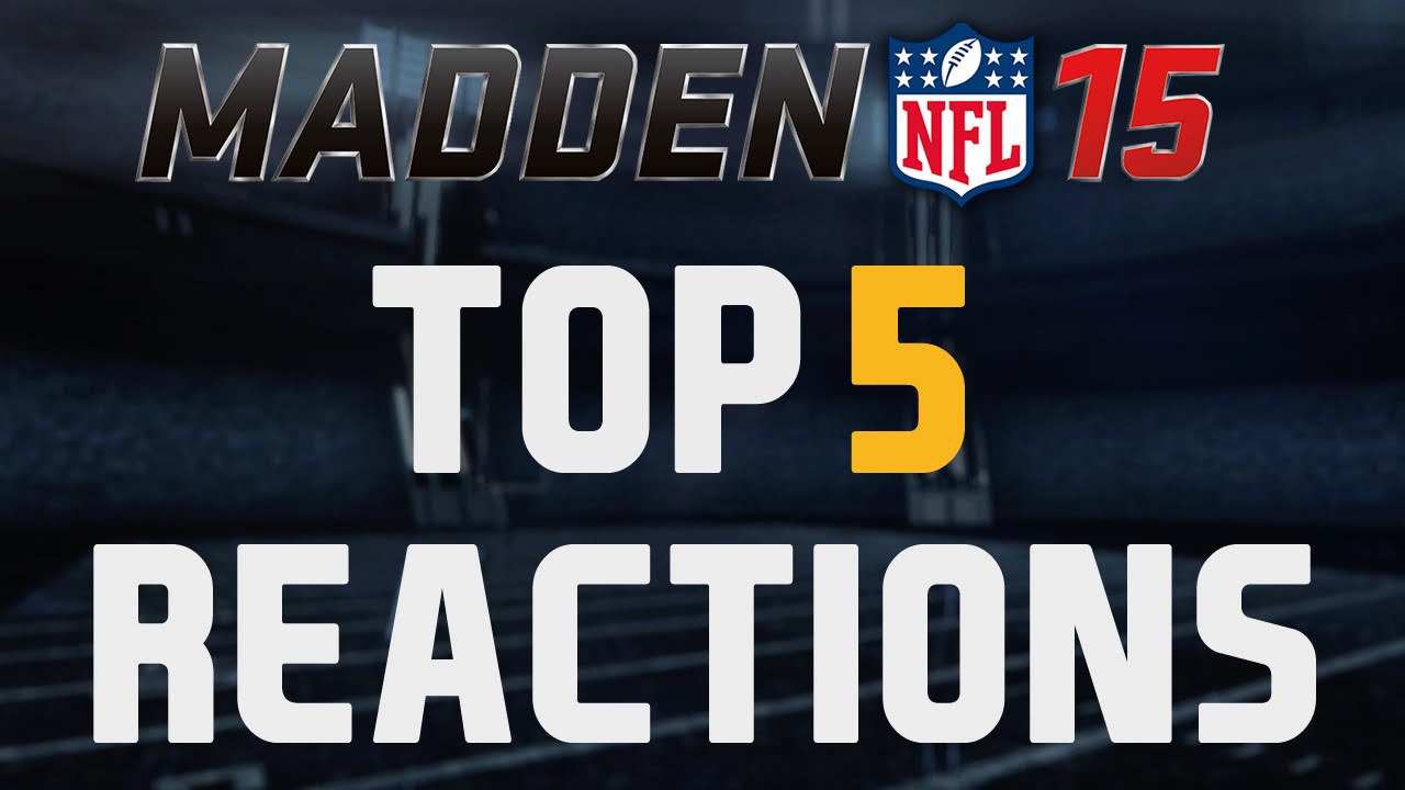 Madden 15 Ultimate Team - Top 5 Pack Opening Reactions Ep.8