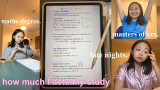 how much i actually study as an oxford maths student *weekend edition*