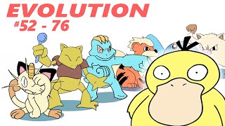 POKEMON EVOLUTIONS ANIMATED Part 3 #52 - 76