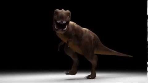 T-rex walk cycle animation 3ds max