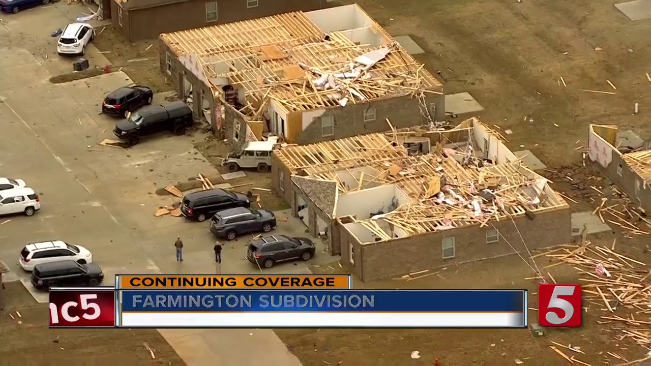 Nearly 90 Homes Damaged In Clarksville Tornadoes YouTube