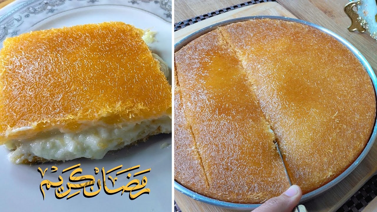 وصفة الكنافة الاصلية وسر اللون الذهبي والقوام المتماسك المثالي