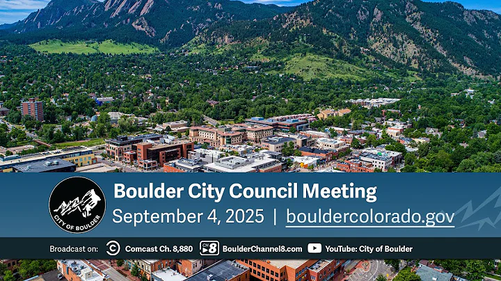 September 4, 2025 City of Boulder City Council Meeting