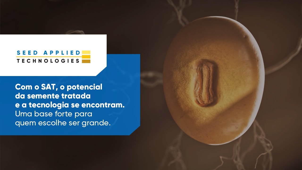 Com o SAT, o potencial da semente tratada e a tecnologia se encontram pra você ganhar desde o início