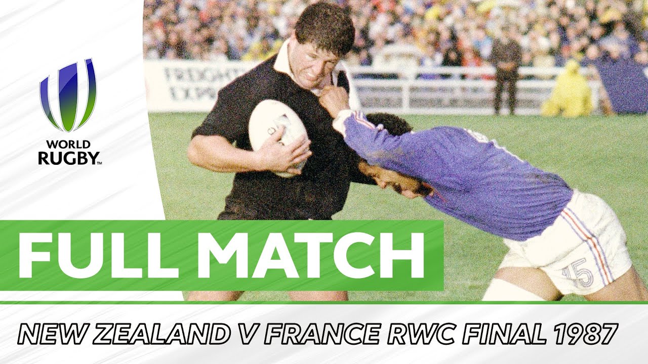 Rugby World Cup 1987 Final New Zealand v France
