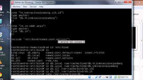 Konfigurasi IP address IP alias DNS dan DNS Baru