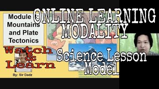ONLINE LEARNING MODALITY| SCIENCE LESSON EXEMPLAR #6