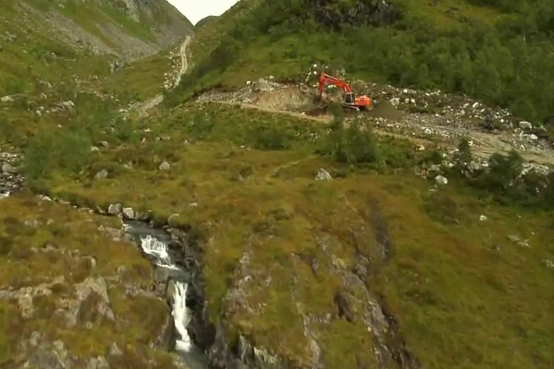 Helicopter Airlift aerial work concrete Norway YouTube