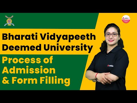 Bharati Vidyapeeth Deemed University | Admission Process 2022 & Form Filling| UG Entrance Exams 2022