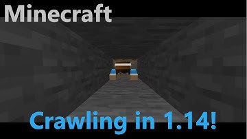 How to crawl in Minecraft 1.14!