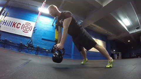 TRX Single Arm Kettlebell Row!