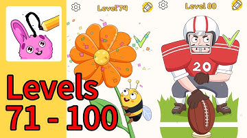 Dop 4 : Draw One Part - Gameplay Walktrough Levels 71 - 100 ( ios, android ) #dop4levels