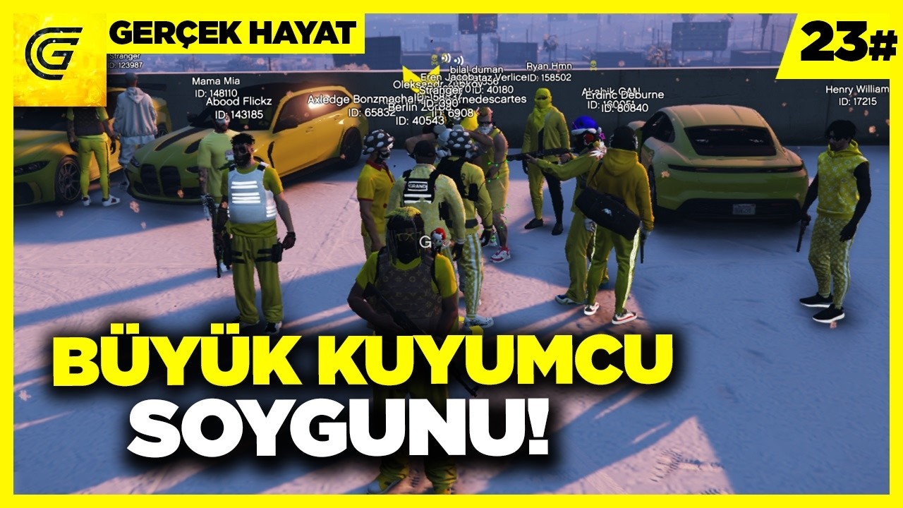 BÜYÜK KUYUMCU SOYGUNU ! VAGOS ÇETESİ İLE 60 KİŞİ ŞEHİRİ YOK ETTİK #23