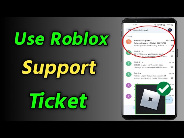 How to send a Roblox Support Ticket! 