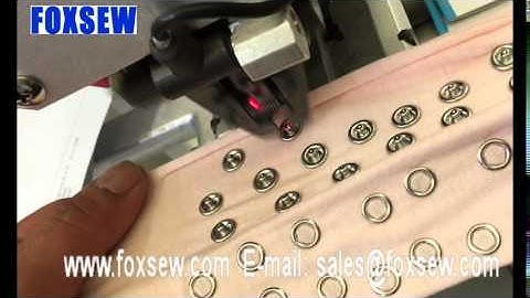 Automatic Snap Button Machine