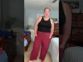Trying something new! These lightweight barrel pants are so comfortable