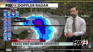 May 25, 2024 severe weather coverage on Fox23 4/4