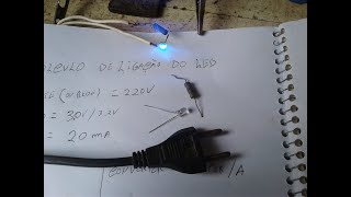 LIGANDO LED EM 110V/220V  BEM SIMPLES