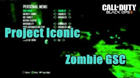 [PS3/BO2] Project Iconic Zombies GSC Mod Menu by Serious [1.19]