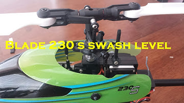 Blade 230 s swash leveling and setting 0 pitch at mid stick