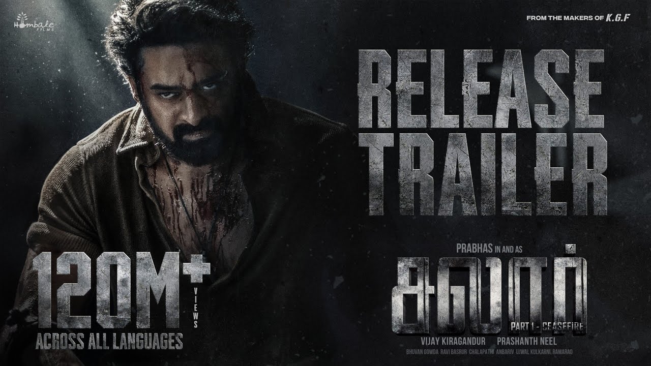 Salaar Release Trailer   Tamil  Prabhas  Prashanth Neel  Prithviraj  Shruthi  Hombale Films