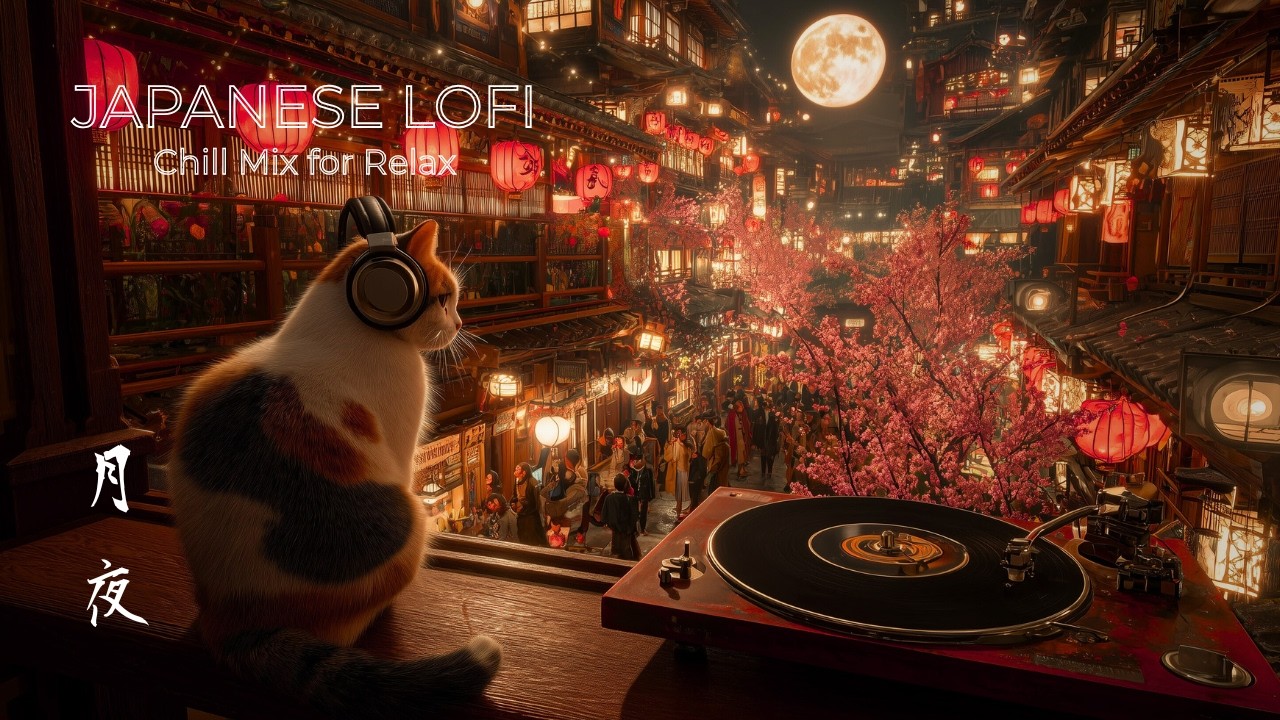 Japanese Lo-fi Hip Hop | Relaxing Beats to Relax [Spirit Town Night] 作業用BGM 和風
