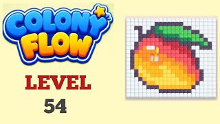 Colony Flow level 54 Walkthrough Solution 