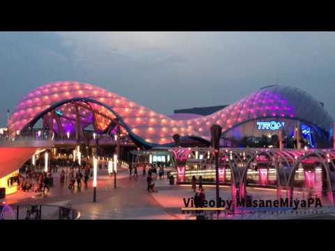 Tomorrowland Ambient Light Show 1 Hour Loop Shanghai Disneyland