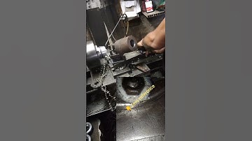 live demonstration of Taper turning operation
