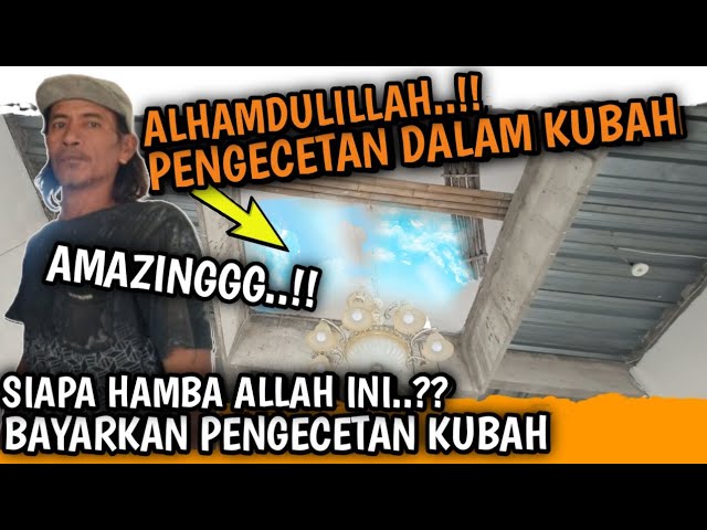 MASYA ALLAH ‼️SIAPA HAMBA ALLAH INI BELIKAN PENGECATAN DALAM KUBAH?? class=