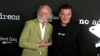 Xander Berkeley and William Baldwin attend the "No Address" red carpet premiere in Los Angeles