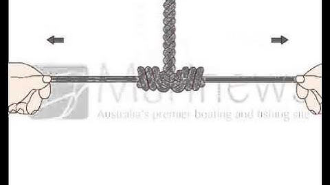 How to Tie Twisted Dropper Loop Knot