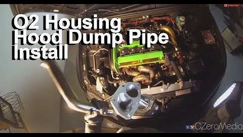 O2 Hood Dump Pipe Install - Voltex Evo Build #2