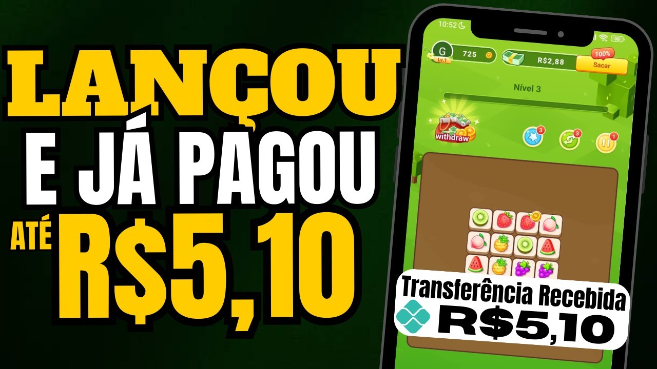 APP PAGANDO NO CADASTRO✓] *Lançou* APP de JOGO que GANHA DINHEIRO