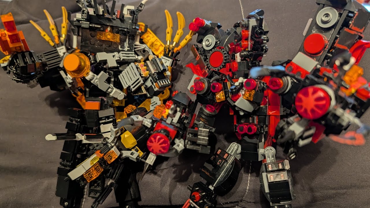 Titan Speakerman 3.0 vs Watchman of doom in Lego 