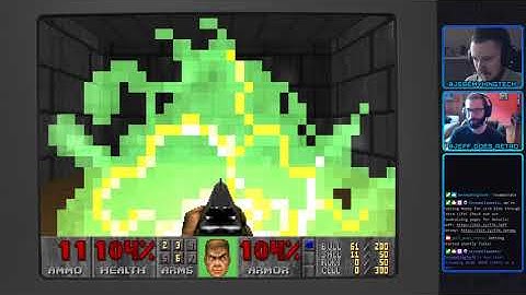 DOOM (1993) on a CRT!!