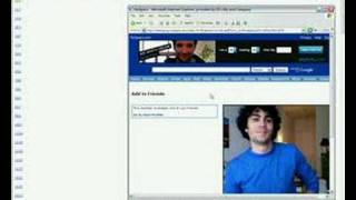 Extracting Friend IDs From Myspace