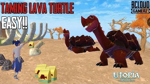 How To Tame Lava Turtle?Easy!! | Utopia Origin |