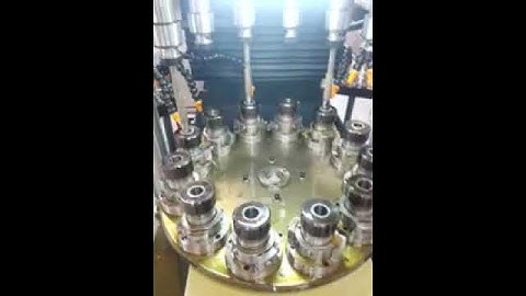 Single pass honing machine