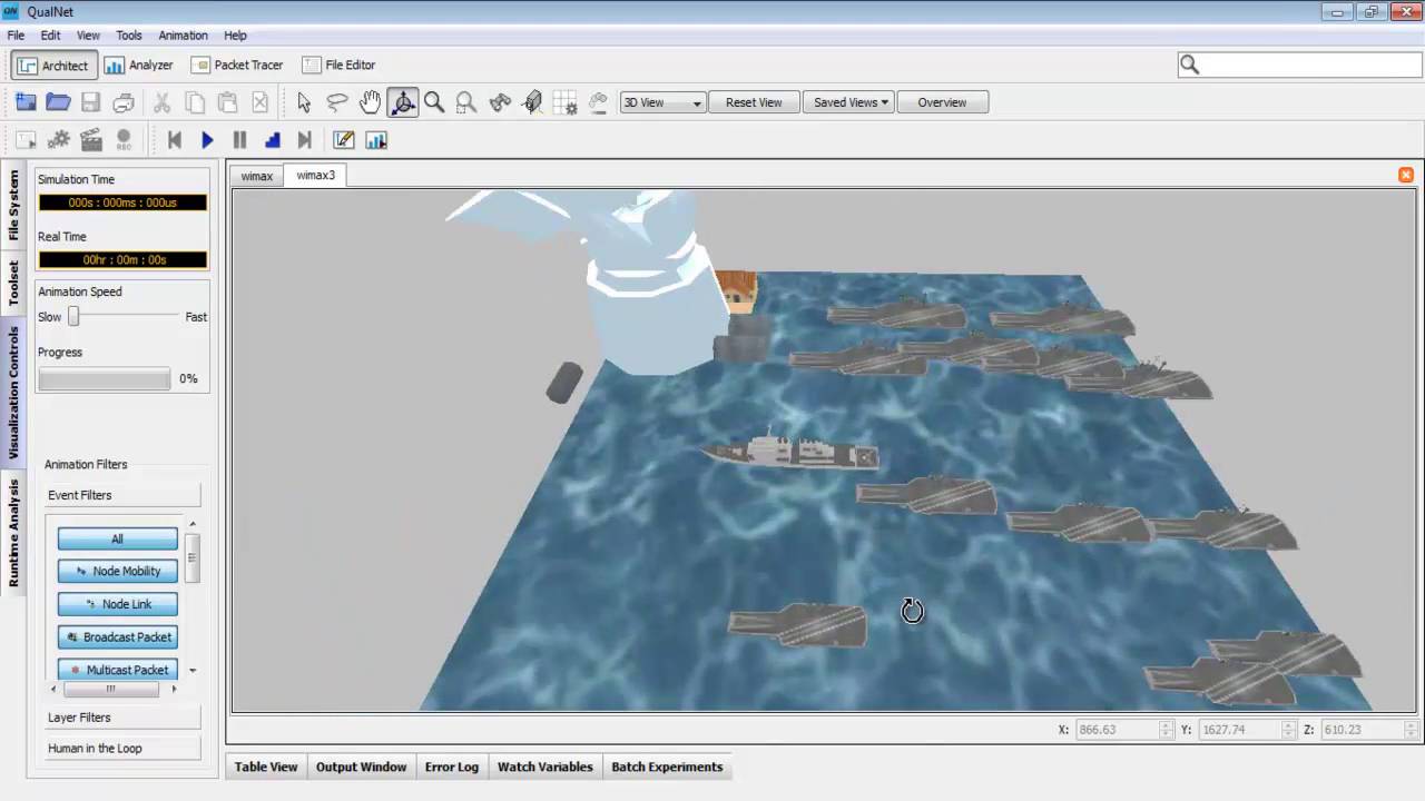 Qualnet Simulator Ui Wimax network simulator qualnet - YouTube